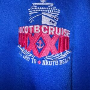 New Kids On The Block Cruise Holloway Cobalt Blue Full-Zip Jacket